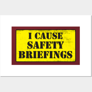 Safety Briefings Posters and Art